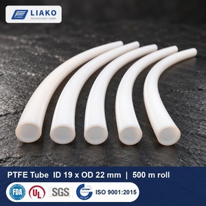ท่อ PTFE เกรดอาหาร ขนาด 19x22 มม. ได้รับการรับรองจาก FDA ท่อ PTFE สีธรรมชาติ ความยาว 500 ม. แบบม้วน สำหรับสายส่งของเหลวในอุตสาหกรรมอาหารและยา - Product Image 1