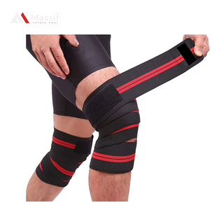 Rodilleras de neopreno unisex de alta calidad, logotipo personalizado, venta al por mayor, equipo de levantamiento de pesas para gimnasio, herramienta de entrenamiento resistente - Product Image 6