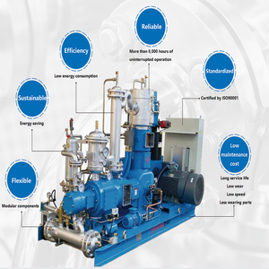 Máy nén khí piston không dầu 90Kw 40bar để thổi Chai PET & chế biến thực phẩm, được chứng nhận ISO CE - Product Image 4