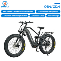 Sıcak satış 26 inç büyük lastik çift motorlu elektrikli bisiklet çin OEM özelleştirilmiş gizli pil yetişkin güçlü dağ ebike