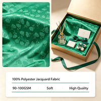 Tissu Jacquard 100% Polyester en Gros, Léger et Doux au Toucher, Idéal pour la Décoration de Cercueils, la Doublure Intérieure des Boîtes Cadeaux