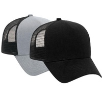 Personnalisé L'été En Plein Air Sport Casquette de Camionneur de Maille de Ruban Magique Plaine Casquette de Baseball Unisexe En Gros