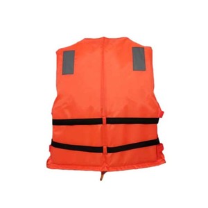 Gilet de <span class=keywords><strong>sauvetage</strong></span> en tissu Oxford orange pour adultes Gilet de <span class=keywords><strong>sauvetage</strong></span> marin anti-inondation pour hommes et femmes - Product Image 2