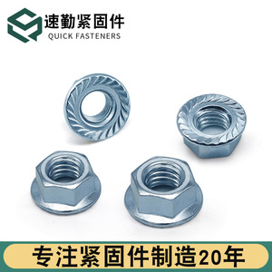 Tuercas de Brida M3 M4 M5, Zincadas, Antiaflojamiento, de Acero al Carbono, para Equipos de Fitness - Product Image 3