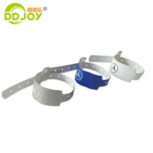 Waterproof Disposable Wrist Band Factory Manufacture Cheap Vinyl Bracelet Custom PVC Wristband