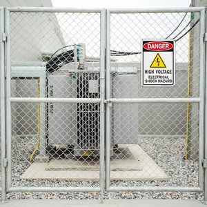 Panneau de sécurité d'avertissement de danger, à utiliser pour la haute tension, l'électricité, les lieux de construction, alerter les gens du danger - Product Image 6