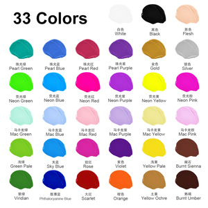 Pintura Acrílica Xin Bowen en Envase Jumbo de 500 ml, 33 Colores <span class=keywords><strong>para</strong></span> Pintores y Arte en Lienzo - Pinturas de Alta Calidad - Product Image 2