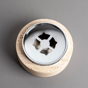 Simple y creativo <span class=keywords><strong>pelo</strong></span> de caballo mármol metal de gama alta <span class=keywords><strong>Cenicero</strong></span> adornos modelo decorativo habitación ventas Oficina hogar muebles - Product Image 1