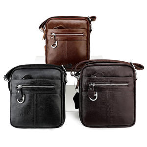 Sac à bandoulière en cuir véritable de vache Andong pour hommes, sacoche d'affaires avec sangle réglable, sac à bandoulière, sac à main - Product Image 2