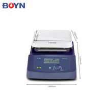 Agitateur magnétique chauffant de laboratoire BOYN BNHP380-Pro 380C, température maximale, numérique, automatique, électrique, avec écran LCD