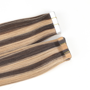 22 pulgadas 50G cinta extensión de cabello venta al por mayor invisible cinta de pelo extensión mayorista precio cinta en extensiones de cabello humano 100% Remy - Product Image 1