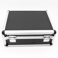 Petit porte-documents personnalisable en alliage d'aluminium Fabricant OEM Support avec inserts en éponge