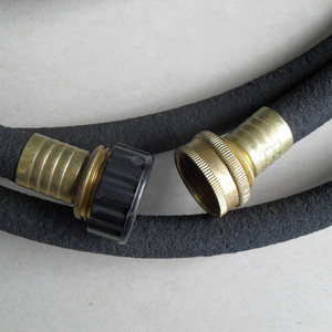 Factory Wholesale Hongchen Durable 1/2'' Garden Black Recycled Rubber Immersion <strong>Soaker</strong> <strong>Hose</strong> 2M Water-Saving 8 Bar Pressure - Product Image 5