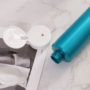 Heypack Brand Wholesale Empty HDPE Blue Matte Surface <b>Squeeze</b> Shampoo <b>Bottle</b> Lotion Cream Container with Flip Cap - Product Image 3