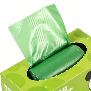 Sacs à déjections canines roses extra épais et résistants, sacs à déchets pour animaux de compagnie anti-fuites pour la promenade, les voyages et tous les animaux de toutes tailles - Product Image 1