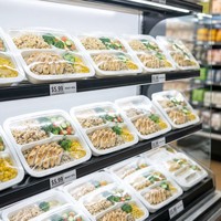 Boîte alimentaire jetable en mousse de polystyrène à compartiments, pour la vente en gros, boîte à lunch, boîte à emporter pour la restauration rapide
