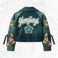 Vestes en cuir varsity personnalisées OEM, coupe courte, avec broderie de patchs, manches en cuir, veste varsity pour homme