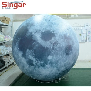 Globo Gigante Inflable de Helio con Forma de Luna, Modelo de Planeta para Decoración Científica - Product Image 5