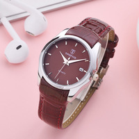Montre pour femme personnalisée TPOFHS en quartz, étanche 30M, avec bracelet tendance, calendrier à cercles concentriques et boîtier en alliage de zinc