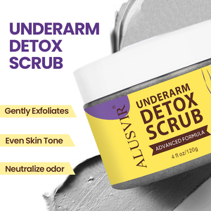 Logo personnalisé naturel doux charbon de bois nettoyage exfoliant aisselle détox blanchiment <span class=keywords><strong>gommage</strong></span> crème Body blouses vente en gros - Product Image 2