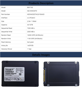 المؤسسة الأصلية sd BM1743 42 42 p cie4.0 لسيرفر Hdd NVMe الخارجي الجديد من sustomy قرص أداء عالي الارتفاع - Product Image 5