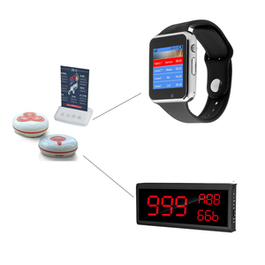 Nhà Hàng Không Dây Cafe Khách Sạn Dịch Vụ Phòng Hệ Thống Cuộc Gọi Đồng Hồ Đeo Tay Không Dây Thông Minh Máy Nhắn Tin Thiết Bị Máy Chủ - Product Image 5