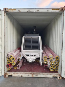 <span class=keywords><strong>Pompe</strong></span> à béton stationnaire sur remorque de 50 m³/h de Chine, avec haute pression et haut débit - Product Image 4