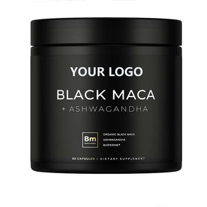 Oem Biologische <span class=keywords><strong>Ashwagandha</strong></span> En Maca Wortelcapsules Voor Stress Verlichten Energie En Stemming Voor Mannen Kruidensupplement - Product Image 1