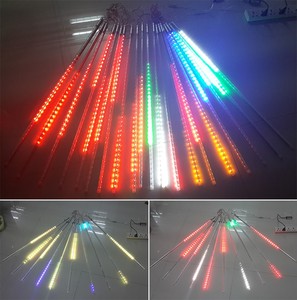 Lumière LED de douche de pluie de météores colorées pour IP65 imperméable extérieur pour les fêtes de vacances Festivals de rue d'arbre de Noël - Product Image 6