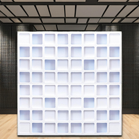 Panneaux muraux diffuseurs d'isolation acoustique en EVA polyester autocollants, forme carrée 60x60x5cm, haute efficacité, directement de l'usine