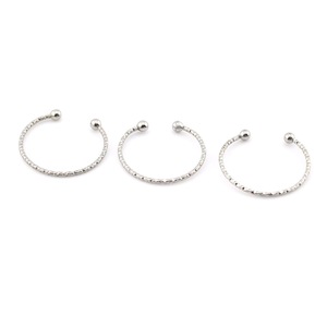 Stainless Steel <b>Ring</b> For Women Adjustable Opening Ball Shape Simple Design Gift Jewelry - Product Image 4