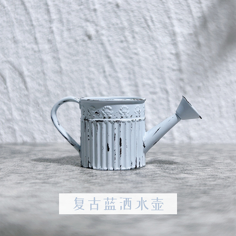 D-vintage blue do old pot-452017mm