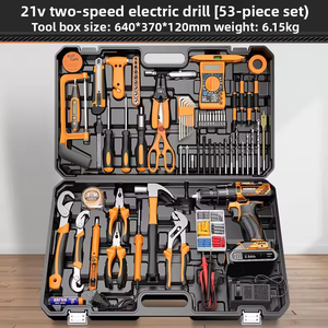 Kit Trapano Senza Fili |   <span class=keywords><strong>Set</strong></span> di <span class=keywords><strong>Attrezzi</strong></span> Multiuso per Riparazioni Hardware |   <span class=keywords><strong>Set</strong></span> di <span class=keywords><strong>Attrezzi</strong></span> Combinati per Auto ed Elettricisti, Kit di Utensili Elettrici per <span class=keywords><strong>Casa</strong></span> - Product Image 3