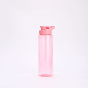 Colored BPA Free Clear Portable Sport Water <b>Bottle</b> Leak Proof <b>Flip</b> Lid Straw Tumbler Plastic Water Cups <b>with</b> Logo - Product Image 3