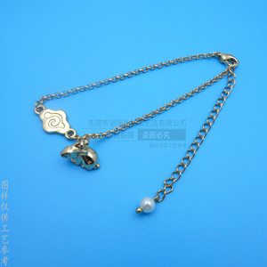 Pulsera con Dijes de Animales en Aleación de Zinc, Hecha a Medida, Color Dorado, Joyería de Regalo, Origen Dongguan - Product Image 3