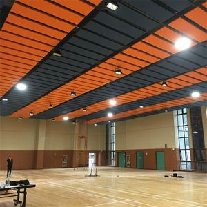 <span class=keywords><strong>Plaque</strong></span> de déflecteur acoustique en métal suspendue de haute qualité et déflecteurs de <span class=keywords><strong>bruit</strong></span> pour plafond insonorisé - Product Image 5