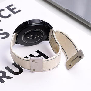 สายนาฬิกาไนลอนแบบขายส่งสำหรับ Apple Watch S10 11 46 มม. Ultra 49 มม. SE 44 มม. 42 มม. สายรัดข้อมือแบบแม่เหล็ก - Product Image 5