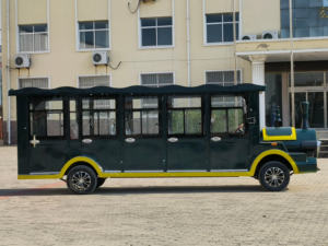 Autobuses Eléctricos <span class=keywords><strong>de</strong></span> Dibujos Animados Renqi para Visitas Turísticas a Lugares Escénicos, Personalizables, con Batería, Fabricados en Shandong, Populares entre los Niños - Product Image 4