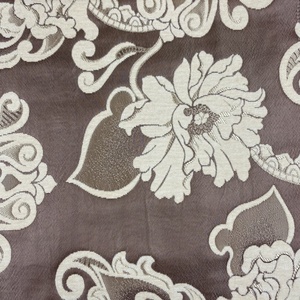 MOQ 1yd Fast Ship Factory Direct Luxury Damasco Jacquard Tejido Chenille Tapicería Sofá y Cortina Tela para la decoración del hogar - Product Image 4
