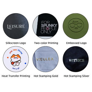 卸売 10x10cm マイクロファイバー製 ソフト メガネレンズ 拭きクロス ロゴ印刷 スエード スクリーン 腕時計 眼鏡 クリーニングクロス - Product Image 3