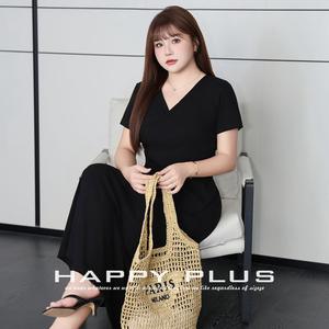 ชุดเซ็ตเสื้อคอวีทรงเอซิมเมตริคและกระโปรงทรงเอเอวสูงความยาวปานกลางสำหรับผู้หญิงไซส์พลัส รุ่น Runqi สีพื้น สไตล์ลำลอง - Product Image 3