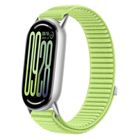 Bracelet de montre en tissu réglable, style tendance, sangle en nylon ondulée pour XIAOMI Mi Band 8/9/10, design avec fermeture auto-agrippante