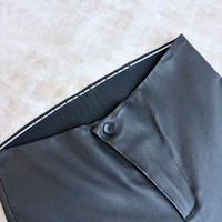 Pantalon de moto en cuir pour femme, coupe slim, taille haute, extensible, en peau de mouton, jambe droite, pour la conduite urbaine - Collection Factory Outlet