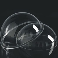 Dôme à verre optique transparent, lentille en quartz pour caméra sous-marine, photographie sous-marine