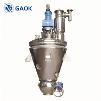 Sécheur à vide vertical à vis conique simple haute efficacité pour laboratoire, machine de séchage à ruban conique