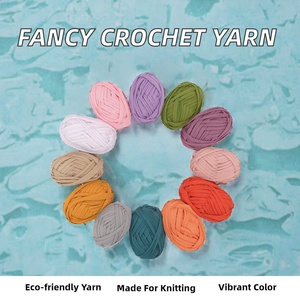 Hilo de Ganchillo Fantasía para Camisetas Yarncrafts al por Mayor, 92% Poliéster, Teñido para Tejer, Alta Tenacidad, Ecológico, Reciclable, para Alfombras DIY - Product Image 2