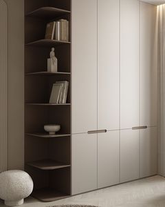 Armoire contemporaine en mélamine de type <span class=keywords><strong>tablette</strong></span> pour chambre à coucher et salon - Product Image 4