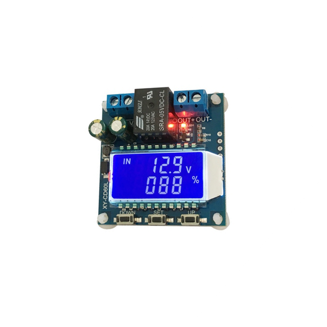The Battery Charging Control Module Circuit Board Power Protector Power Switch Protector