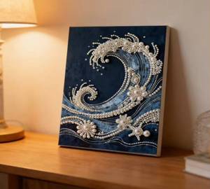 Nouveau kit de peinture de perles DIY pour adultes, art diamant 5D avec perles, décoration murale faite à la main, cadeau artisanal anti-stress - Product Image 2