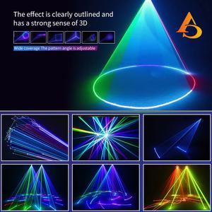 AICPOSE - Luz Láser de Animación con Cabezal Móvil de 10 W, RGB 3 en 1, Luz Láser con Cabezal Oscilante LED - Product Image 4